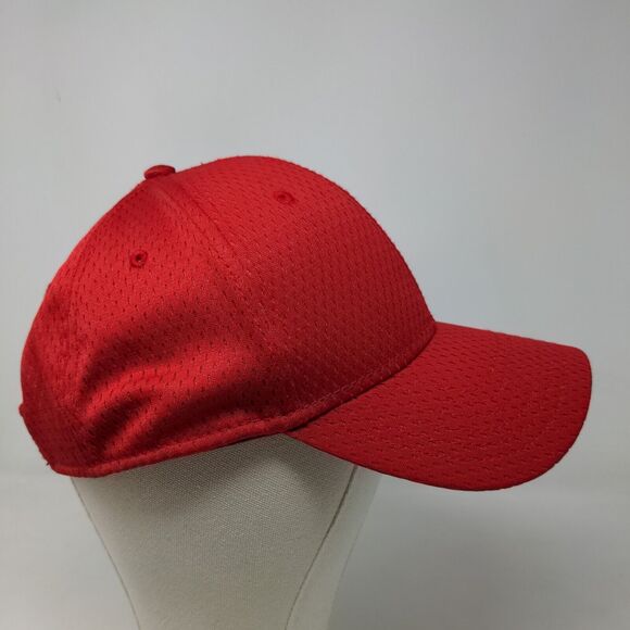 Otto Men's Strapback Hat Red Size OSFM 100% Polyester Adjustable - Picture 4 of 8